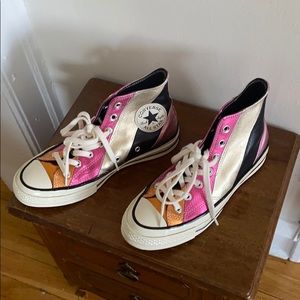 Ltd. Ed. Leather Converse All-Star high tops